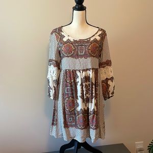 umgee women’s patterned dress